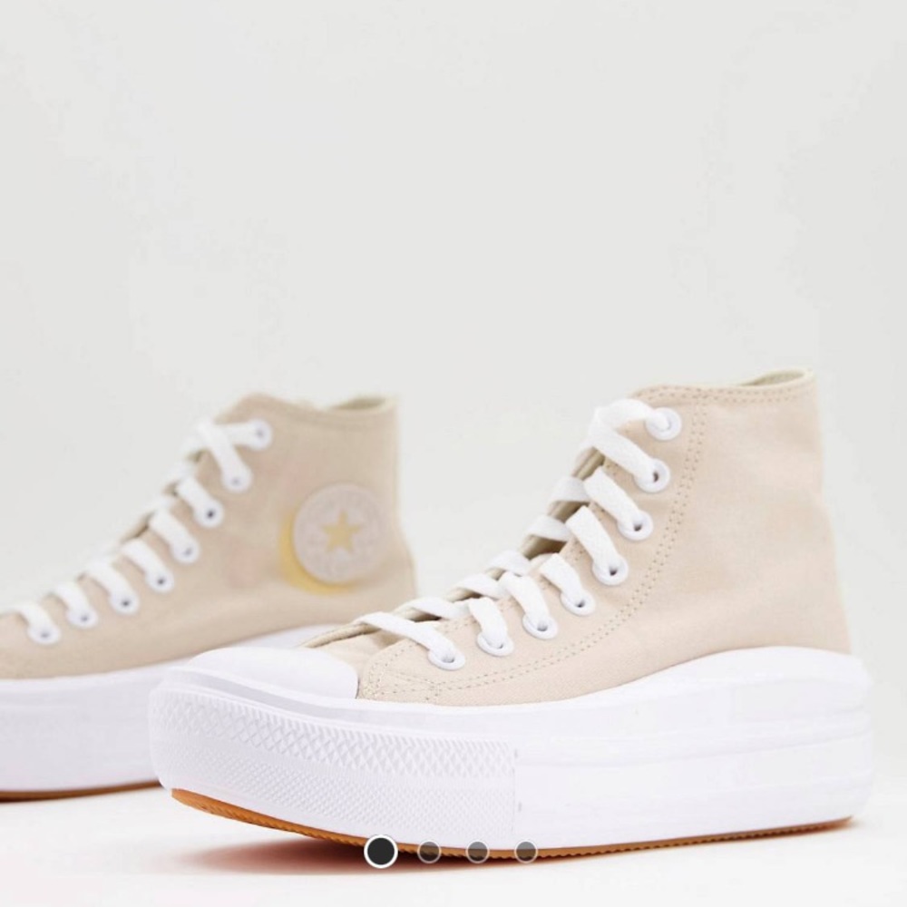 NIB Converse All Star Move Hi Mono Lights Sneakers